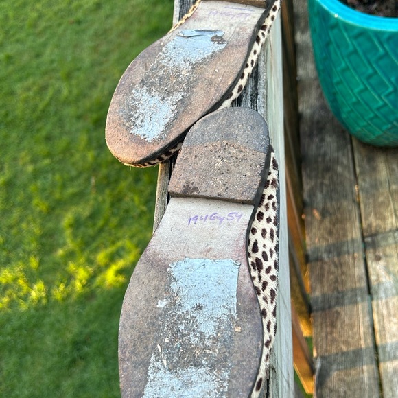 Vintage mules fur leather - Picture 4 of 4